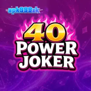 Tampilan visual slot 40 Power Joker dengan simbol buah klasik dan Joker